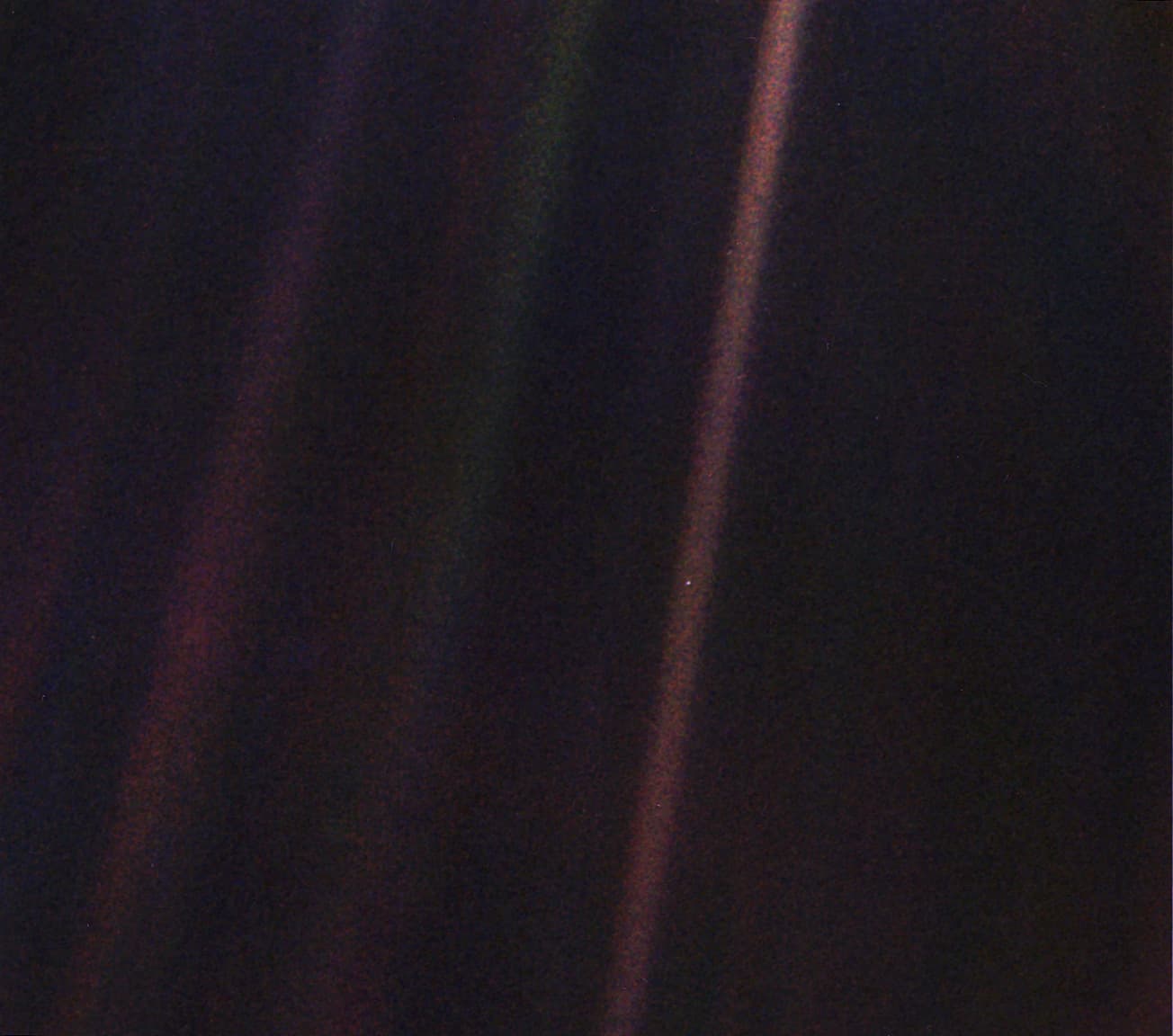 Earth from 4 billion miles away