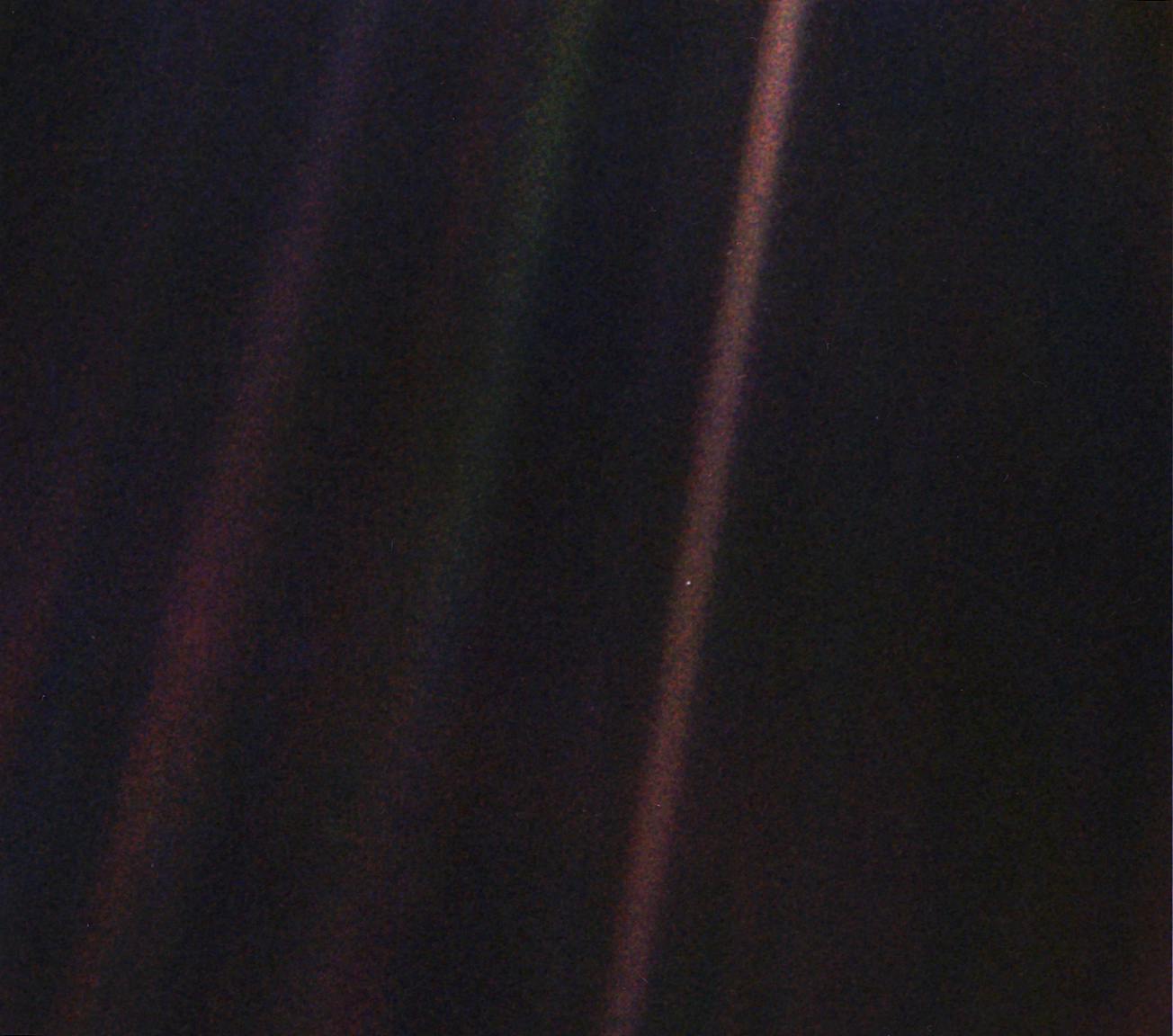 Earth from 4 billion miles away